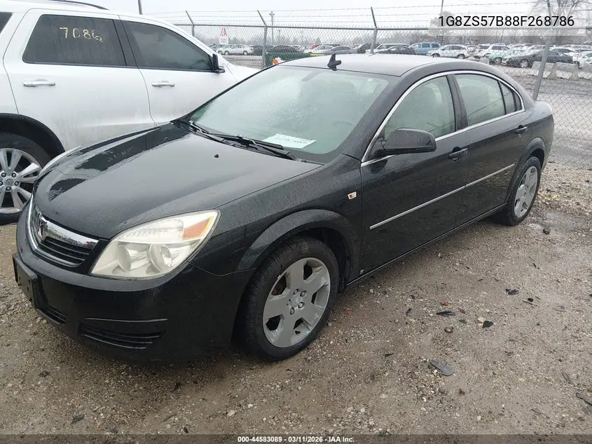 2008 Saturn Aura Xe VIN: 1G8ZS57B88F268786 Lot: 44583089