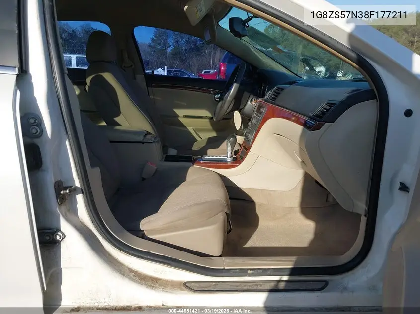 2008 Saturn Aura Xe VIN: 1G8ZS57N38F177211 Lot: 44651421