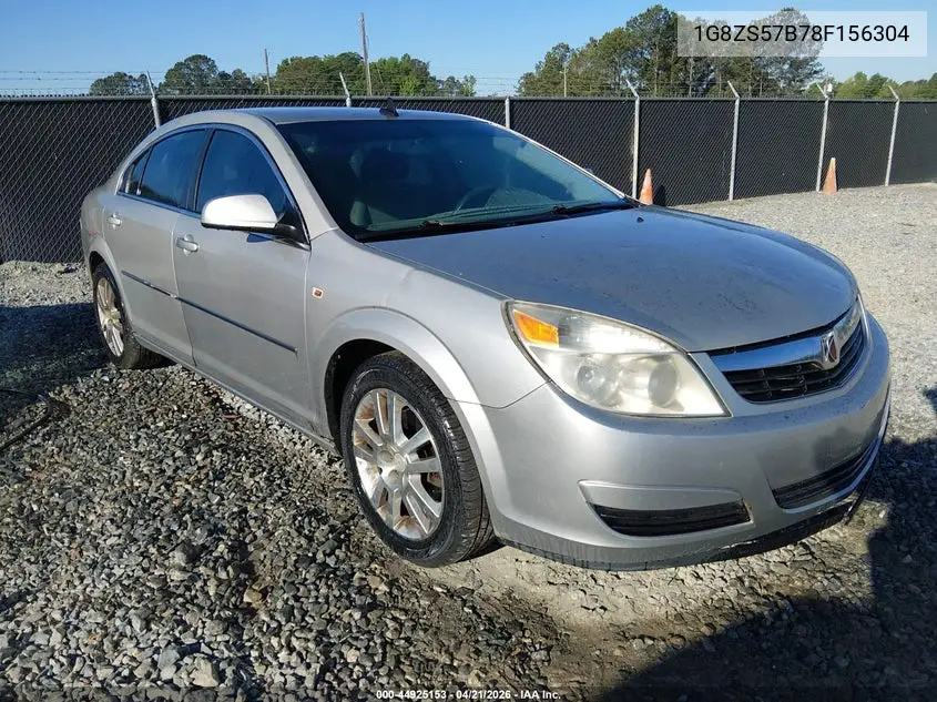 2008 Saturn Aura Xe VIN: 1G8ZS57B78F156304 Lot: 44925153