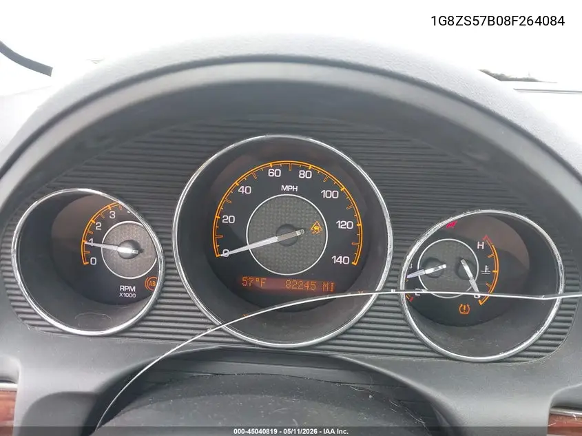2008 Saturn Aura Xe VIN: 1G8ZS57B08F264084 Lot: 45040819