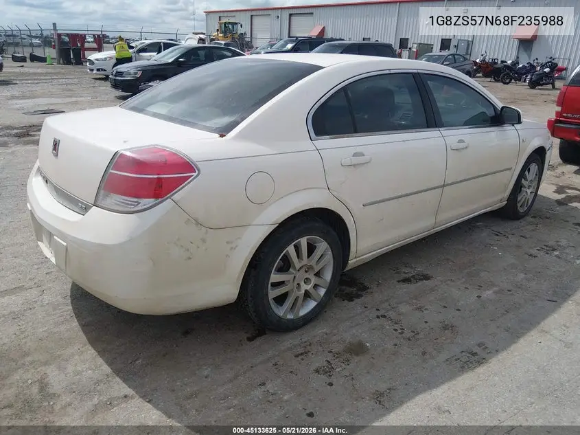2008 Saturn Aura Xe VIN: 1G8ZS57N68F235988 Lot: 45133625