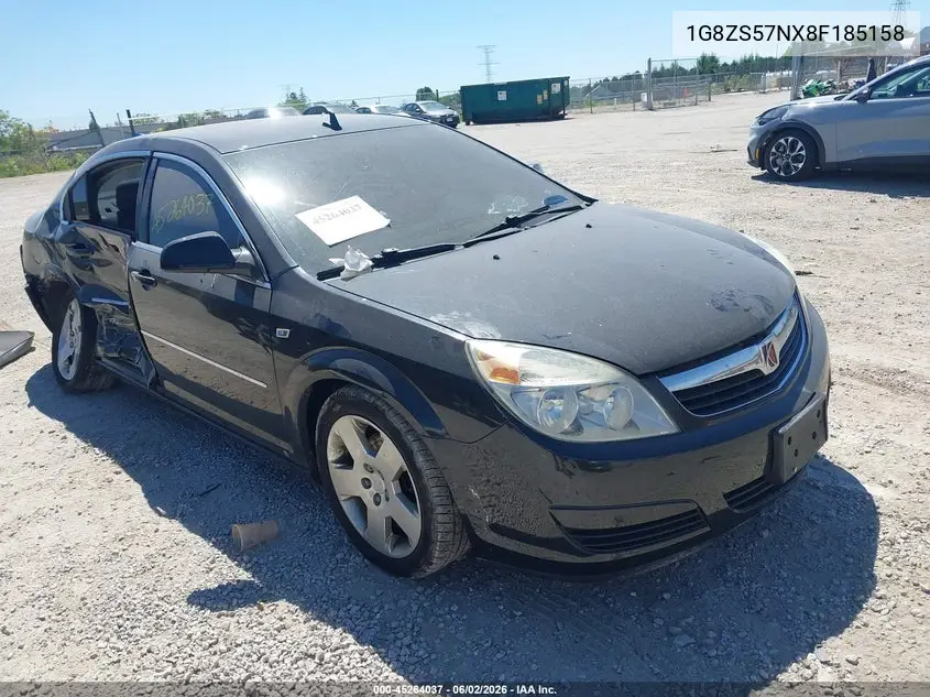 2008 Saturn Aura Xe VIN: 1G8ZS57NX8F185158 Lot: 45264037