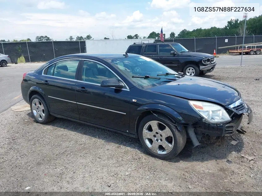 2008 Saturn Aura Xe VIN: 1G8ZS57N88F227634 Lot: 45324681