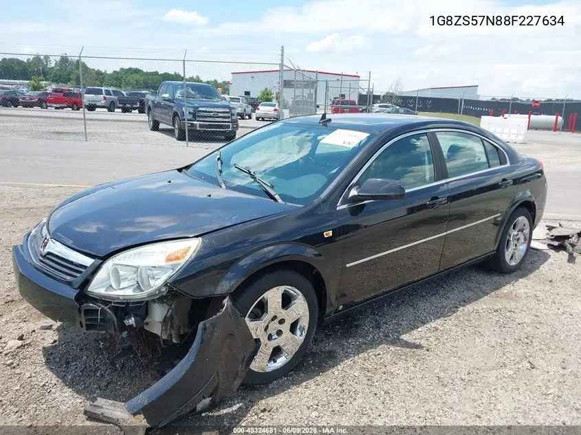 2008 Saturn Aura Xe VIN: 1G8ZS57N88F227634 Lot: 45324681