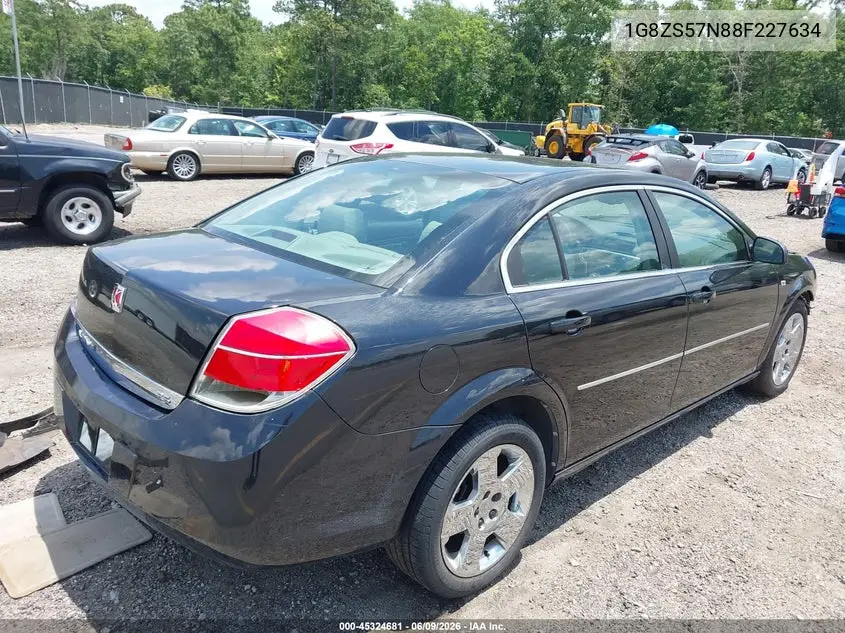2008 Saturn Aura Xe VIN: 1G8ZS57N88F227634 Lot: 45324681