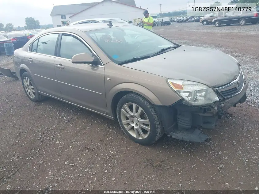 2008 Saturn Aura Xe VIN: 1G8ZS57N48F140779 Lot: 45332388