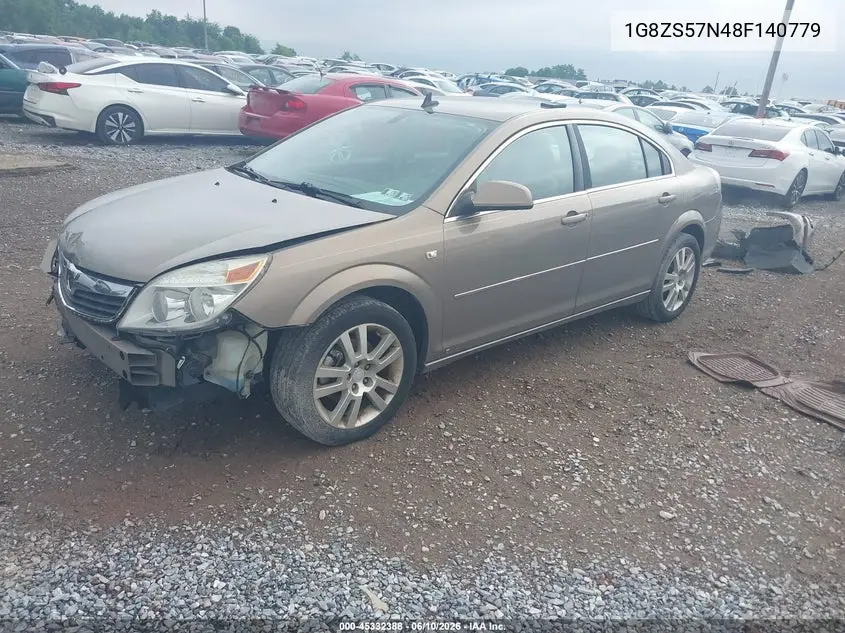 2008 Saturn Aura Xe VIN: 1G8ZS57N48F140779 Lot: 45332388