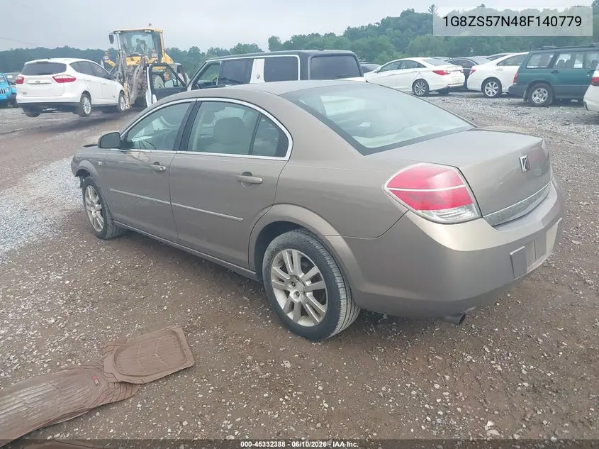 2008 Saturn Aura Xe VIN: 1G8ZS57N48F140779 Lot: 45332388