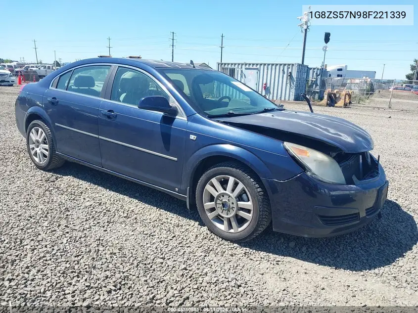 2008 Saturn Aura Xe VIN: 1G8ZS57N98F221339 Lot: 45350851