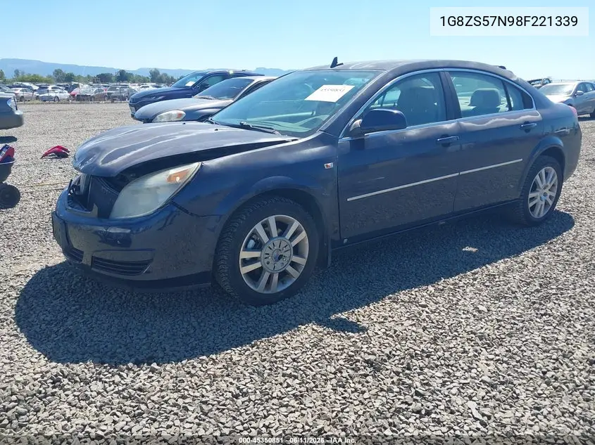 2008 Saturn Aura Xe VIN: 1G8ZS57N98F221339 Lot: 45350851