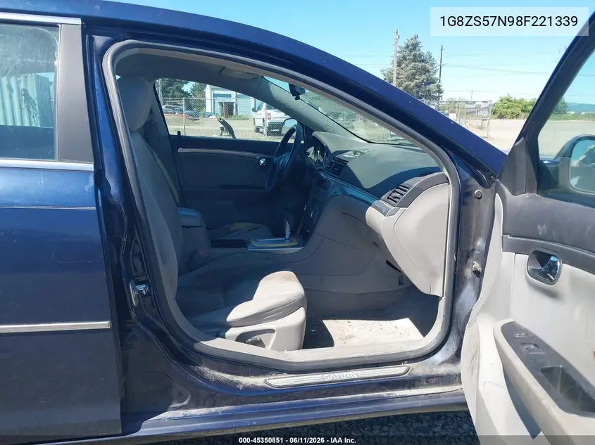 2008 Saturn Aura Xe VIN: 1G8ZS57N98F221339 Lot: 45350851