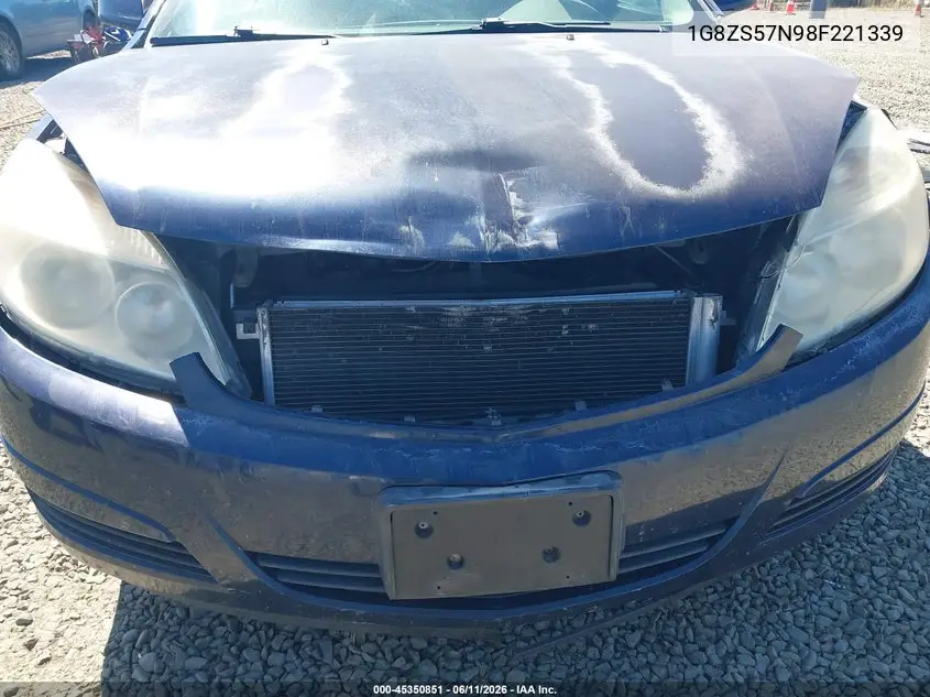 2008 Saturn Aura Xe VIN: 1G8ZS57N98F221339 Lot: 45350851
