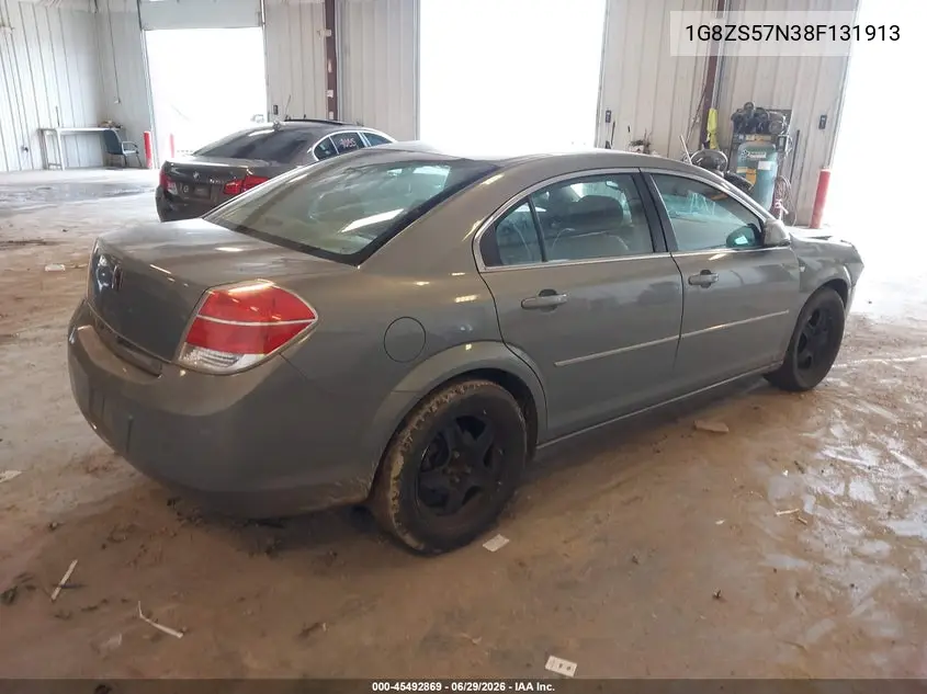 2008 Saturn Aura Xe VIN: 1G8ZS57N38F131913 Lot: 45492869