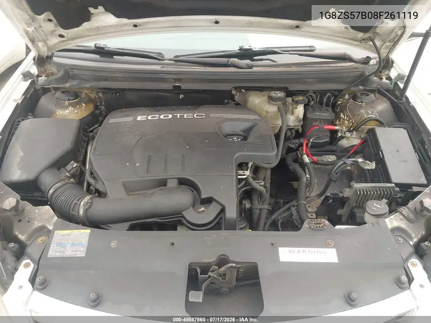 2008 Saturn Aura Xe VIN: 1G8ZS57B08F261119 Lot: 45587860