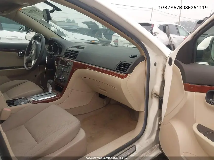 2008 Saturn Aura Xe VIN: 1G8ZS57B08F261119 Lot: 45587860