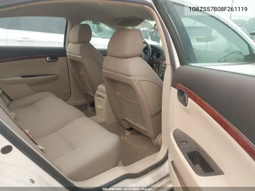 2008 Saturn Aura Xe VIN: 1G8ZS57B08F261119 Lot: 45587860