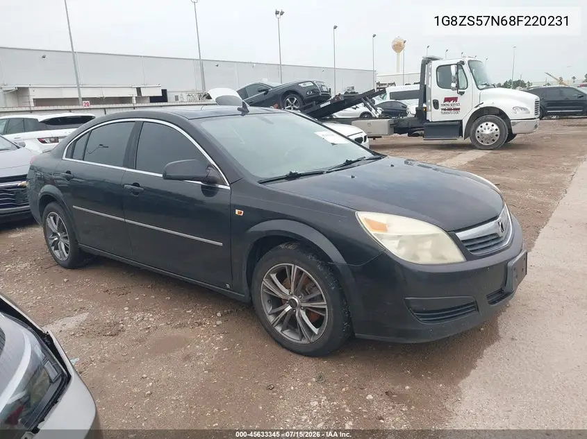 2008 Saturn Aura Xe VIN: 1G8ZS57N68F220231 Lot: 45633345
