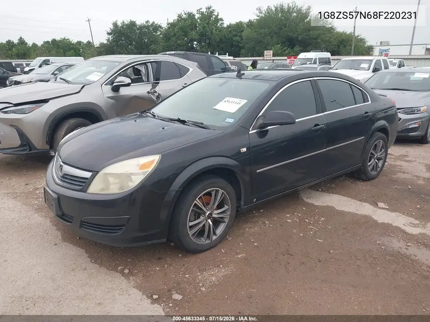 2008 Saturn Aura Xe VIN: 1G8ZS57N68F220231 Lot: 45633345