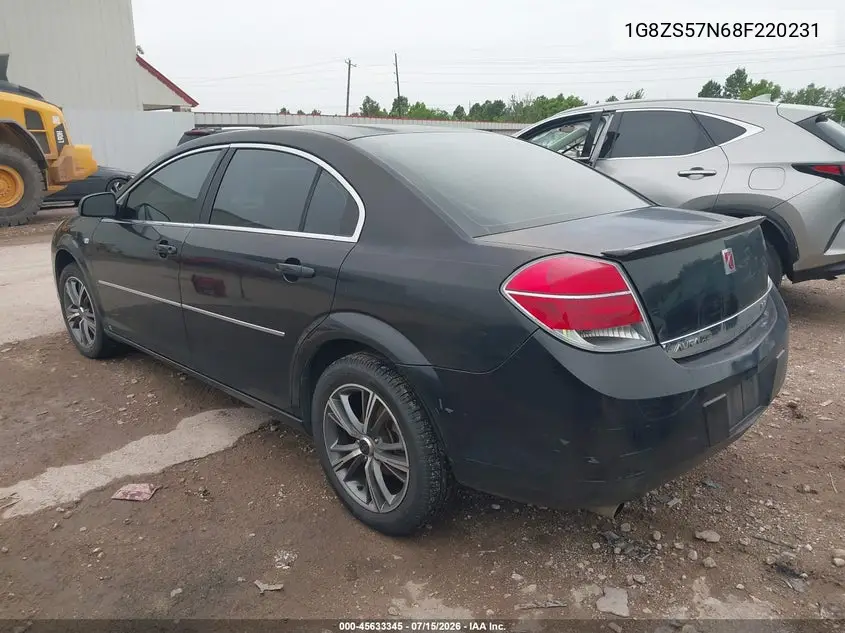 2008 Saturn Aura Xe VIN: 1G8ZS57N68F220231 Lot: 45633345
