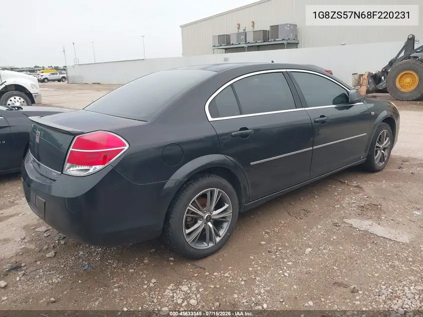 2008 Saturn Aura Xe VIN: 1G8ZS57N68F220231 Lot: 45633345