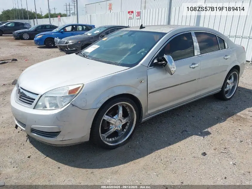 2009 Saturn Aura Xe VIN: 1G8ZS57B19F189414 Lot: 43203425