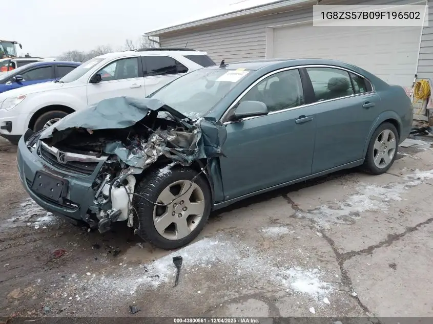 2009 Saturn Aura Xe VIN: 1G8ZS57B09F196502 Lot: 43800561