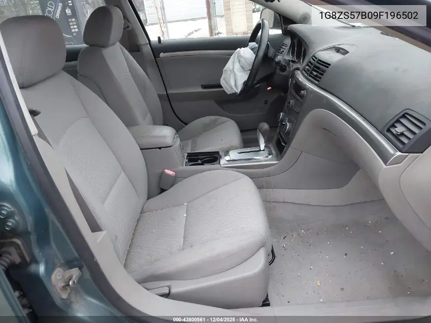 2009 Saturn Aura Xe VIN: 1G8ZS57B09F196502 Lot: 43800561