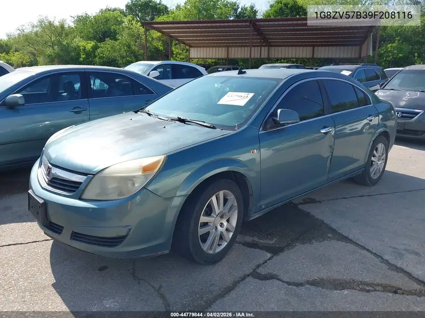 2009 Saturn Aura Xr VIN: 1G8ZV57B39F208116 Lot: 44779844