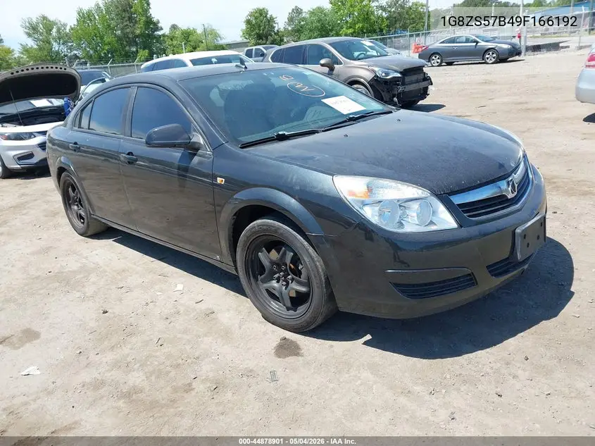 2009 Saturn Aura Xe VIN: 1G8ZS57B49F166192 Lot: 44878901