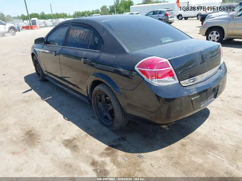 2009 Saturn Aura Xe VIN: 1G8ZS57B49F166192 Lot: 44878901