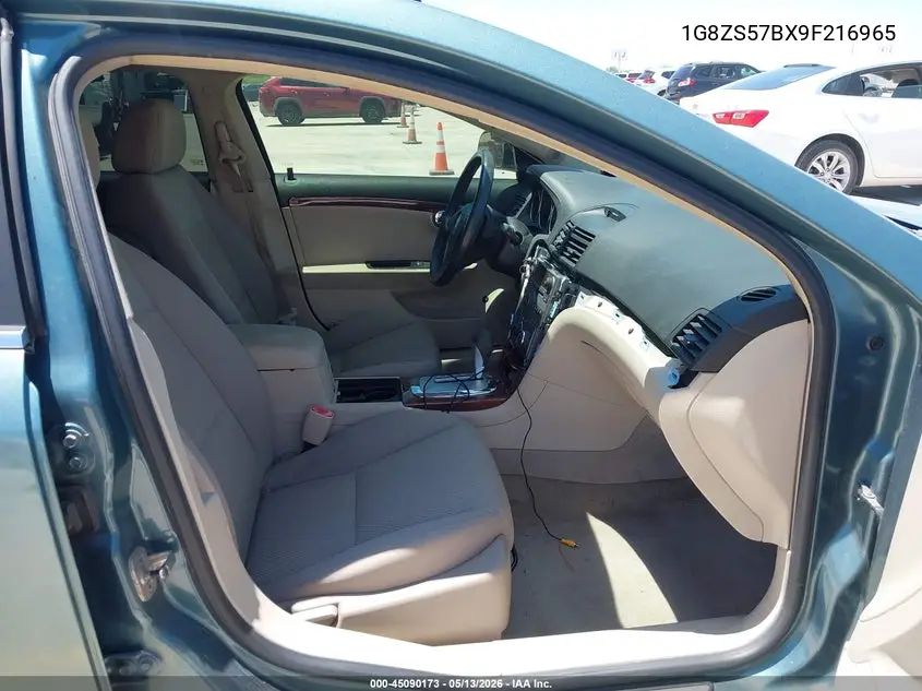 2009 Saturn Aura Xe VIN: 1G8ZS57BX9F216965 Lot: 45090173
