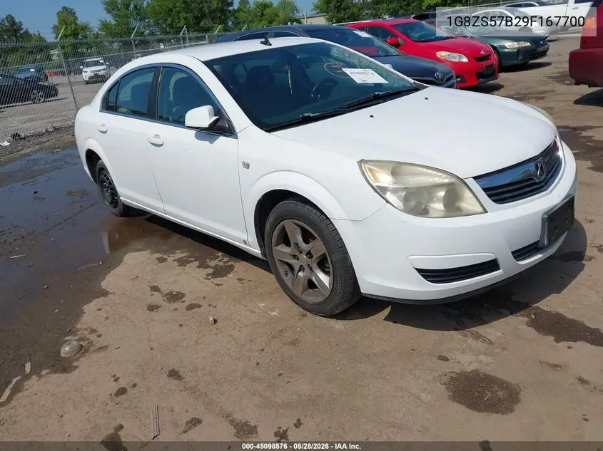 2009 Saturn Aura Xe VIN: 1G8ZS57B29F167700 Lot: 45098576