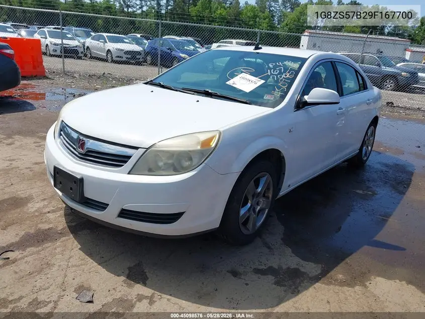 2009 Saturn Aura Xe VIN: 1G8ZS57B29F167700 Lot: 45098576