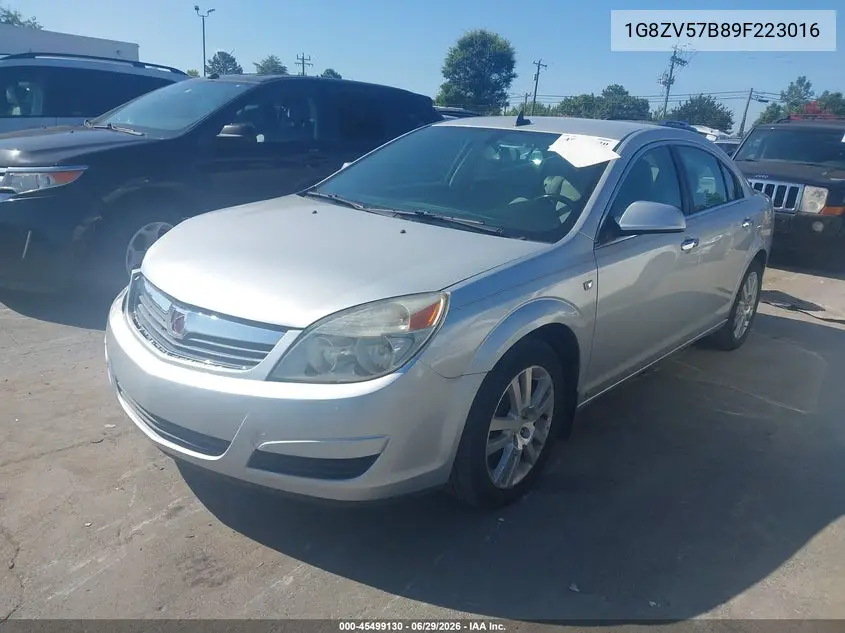 2009 Saturn Aura Xr VIN: 1G8ZV57B89F223016 Lot: 45499130