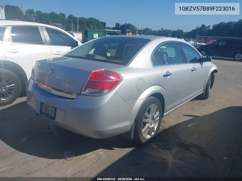 2009 Saturn Aura Xr VIN: 1G8ZV57B89F223016 Lot: 45499130