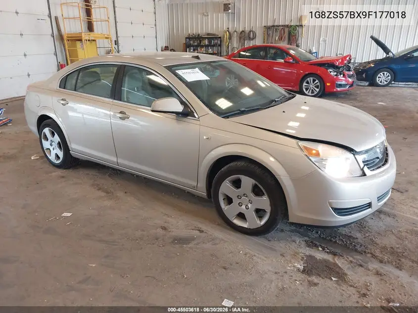 2009 Saturn Aura Xe VIN: 1G8ZS57BX9F177018 Lot: 45503618