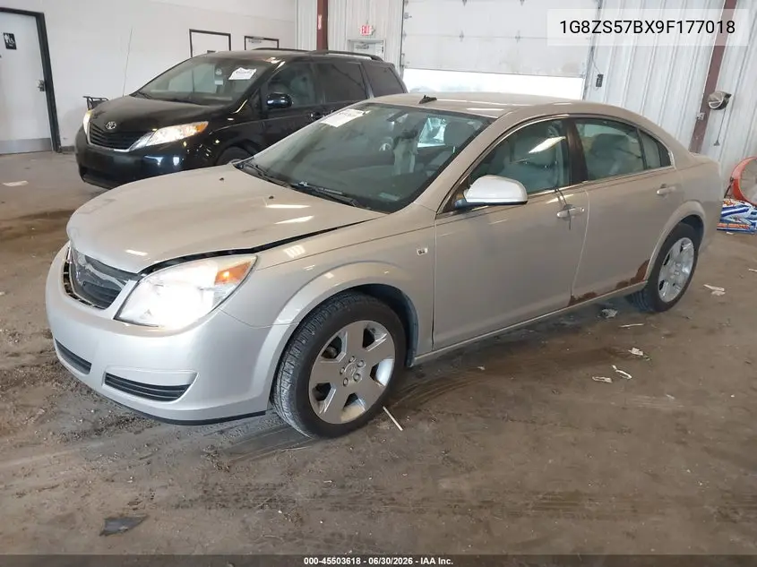 2009 Saturn Aura Xe VIN: 1G8ZS57BX9F177018 Lot: 45503618