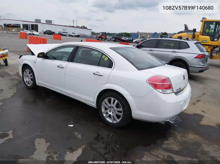 2009 Saturn Aura Xr VIN: 1G8ZV57B99F140680 Lot: 45572358