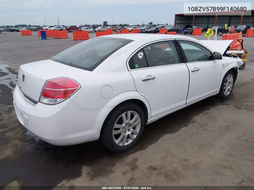 2009 Saturn Aura Xr VIN: 1G8ZV57B99F140680 Lot: 45572358