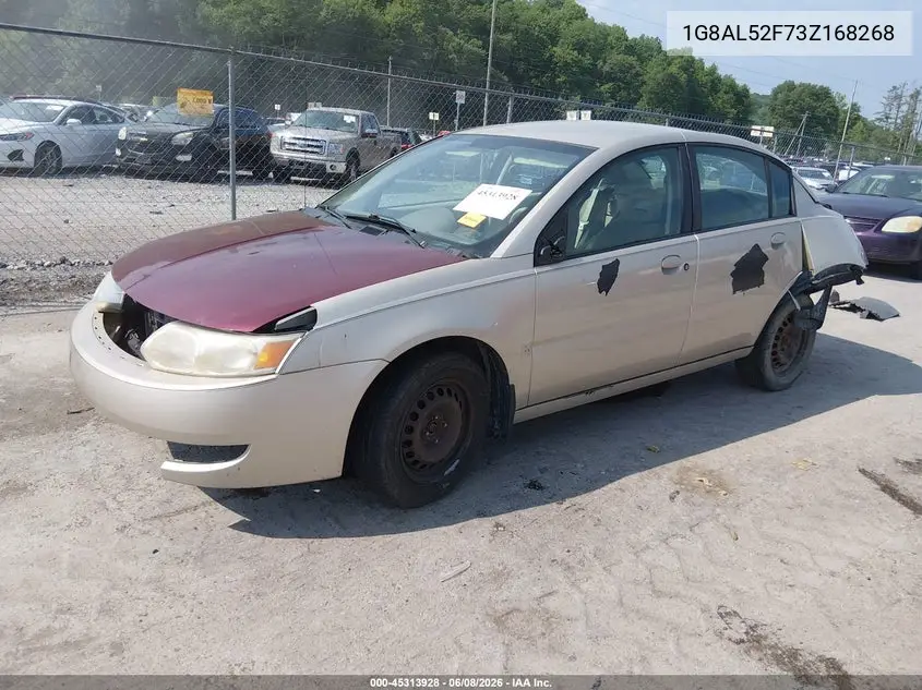 2003 Saturn Ion 3 VIN: 1G8AL52F73Z168268 Lot: 45313928