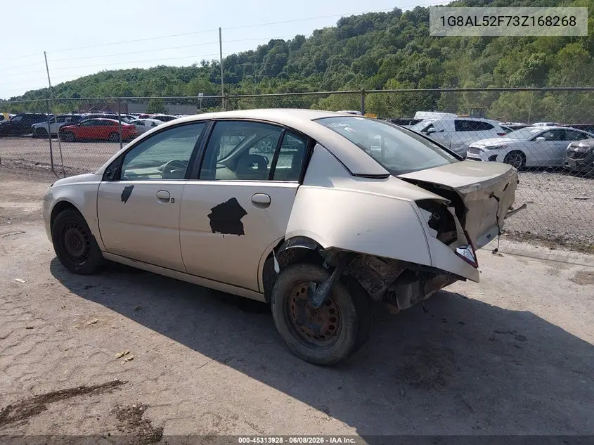 2003 Saturn Ion 3 VIN: 1G8AL52F73Z168268 Lot: 45313928