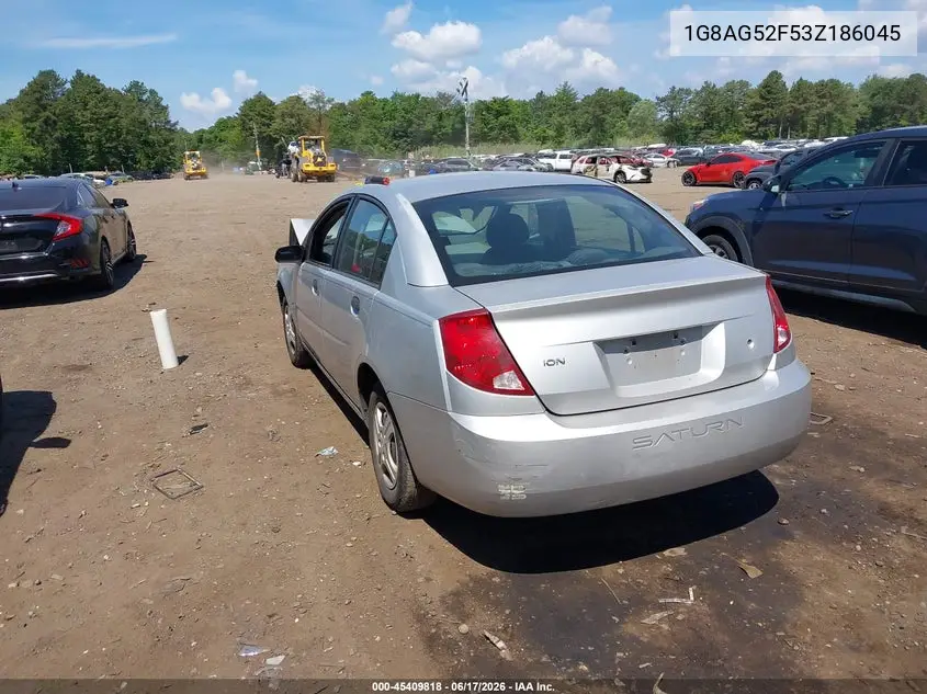 2003 Saturn Ion 1 VIN: 1G8AG52F53Z186045 Lot: 45409818