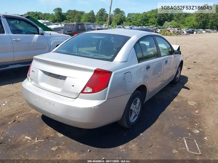 2003 Saturn Ion 1 VIN: 1G8AG52F53Z186045 Lot: 45409818