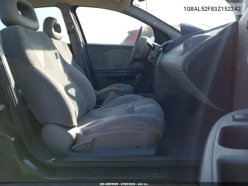 2003 Saturn Ion 3 VIN: 1G8AL52F83Z152242 Lot: 45575309