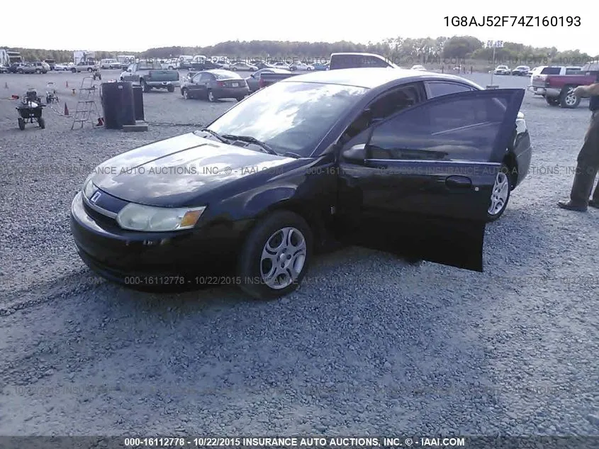 2004 Saturn Ion Level 2 VIN: 1G8AJ52F74Z160193 Lot: 16112778