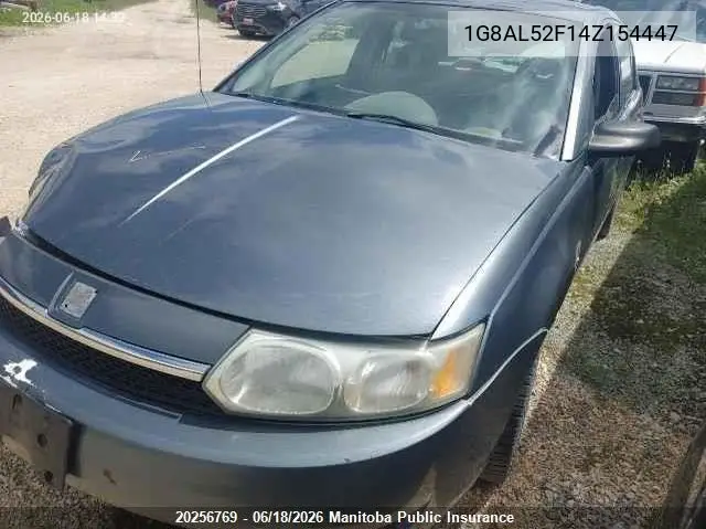 2004 Saturn Ion 3 VIN: 1G8AL52F14Z154447 Lot: 20256769