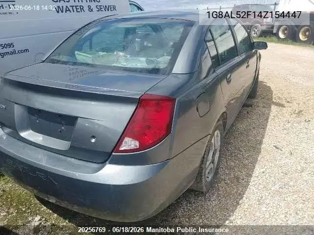 2004 Saturn Ion 3 VIN: 1G8AL52F14Z154447 Lot: 20256769