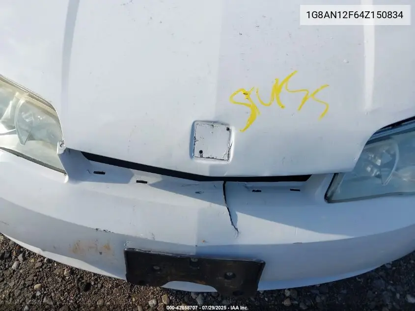 2004 Saturn Ion 2 VIN: 1G8AN12F64Z150834 Lot: 42858707