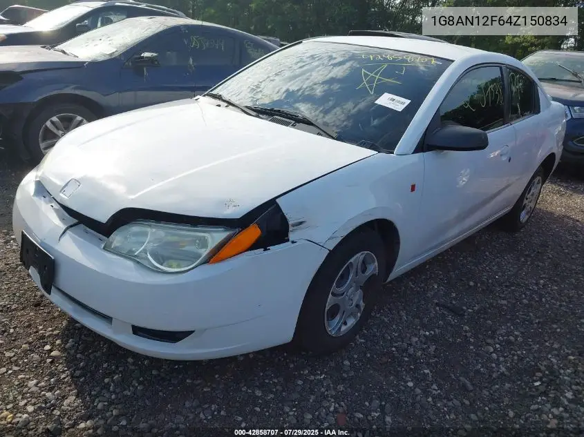 2004 Saturn Ion 2 VIN: 1G8AN12F64Z150834 Lot: 42858707