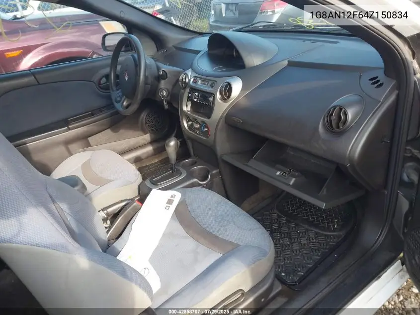 2004 Saturn Ion 2 VIN: 1G8AN12F64Z150834 Lot: 42858707